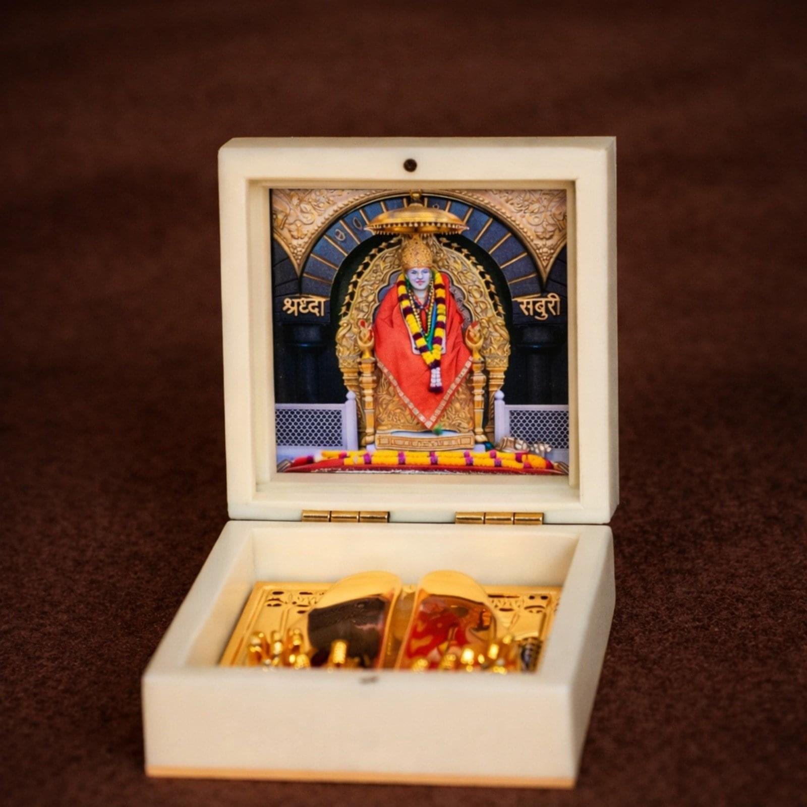 Sai Baba Charan Paduka Devotional Box