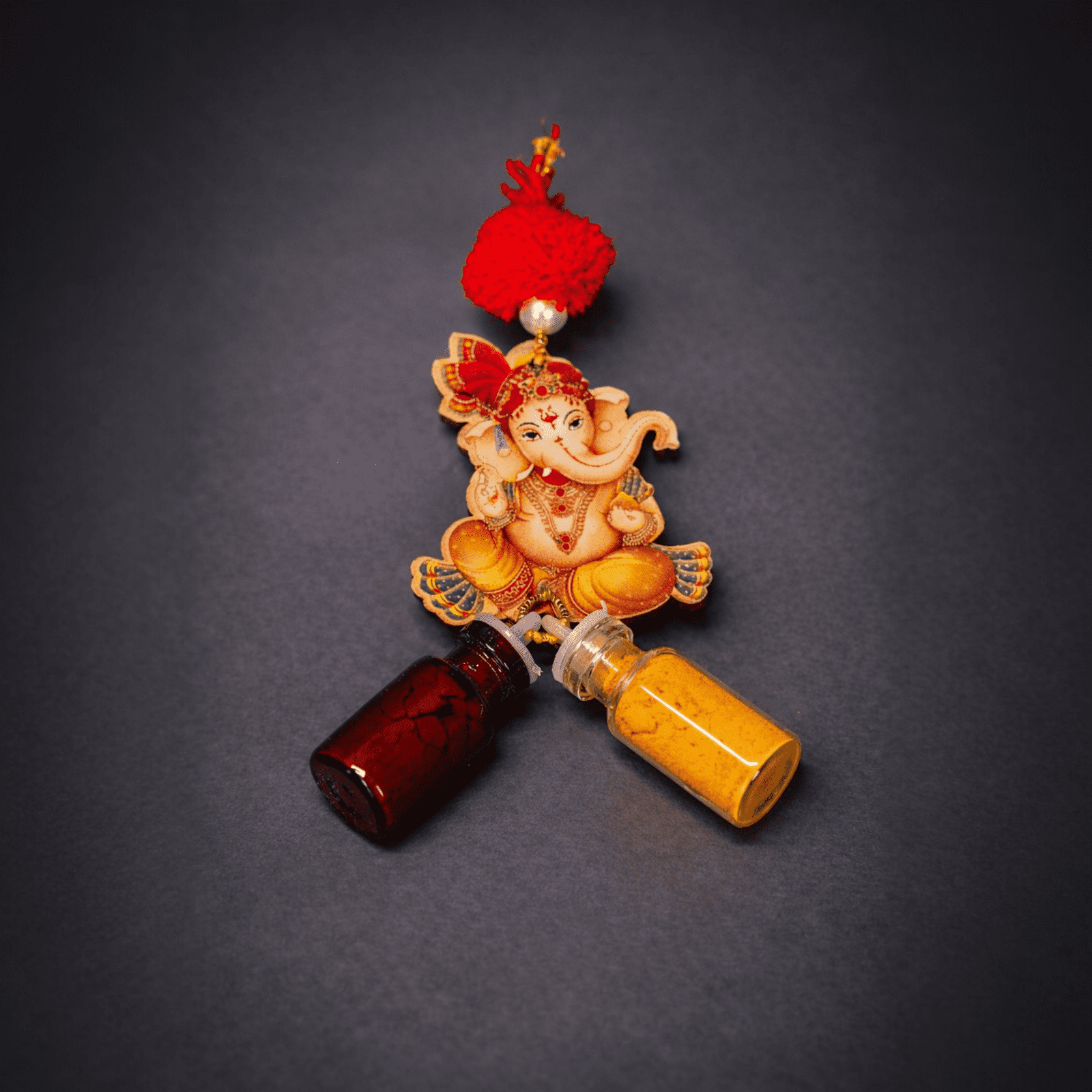 Velora Elise Divine Ganesha Kumkum & Turmeric Holder