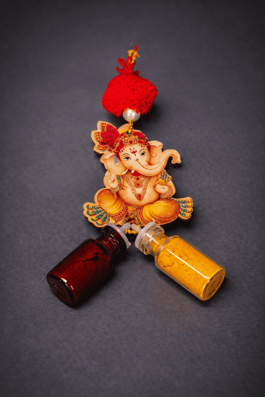 Velora Elise Divine Ganesha Kumkum & Turmeric Holder