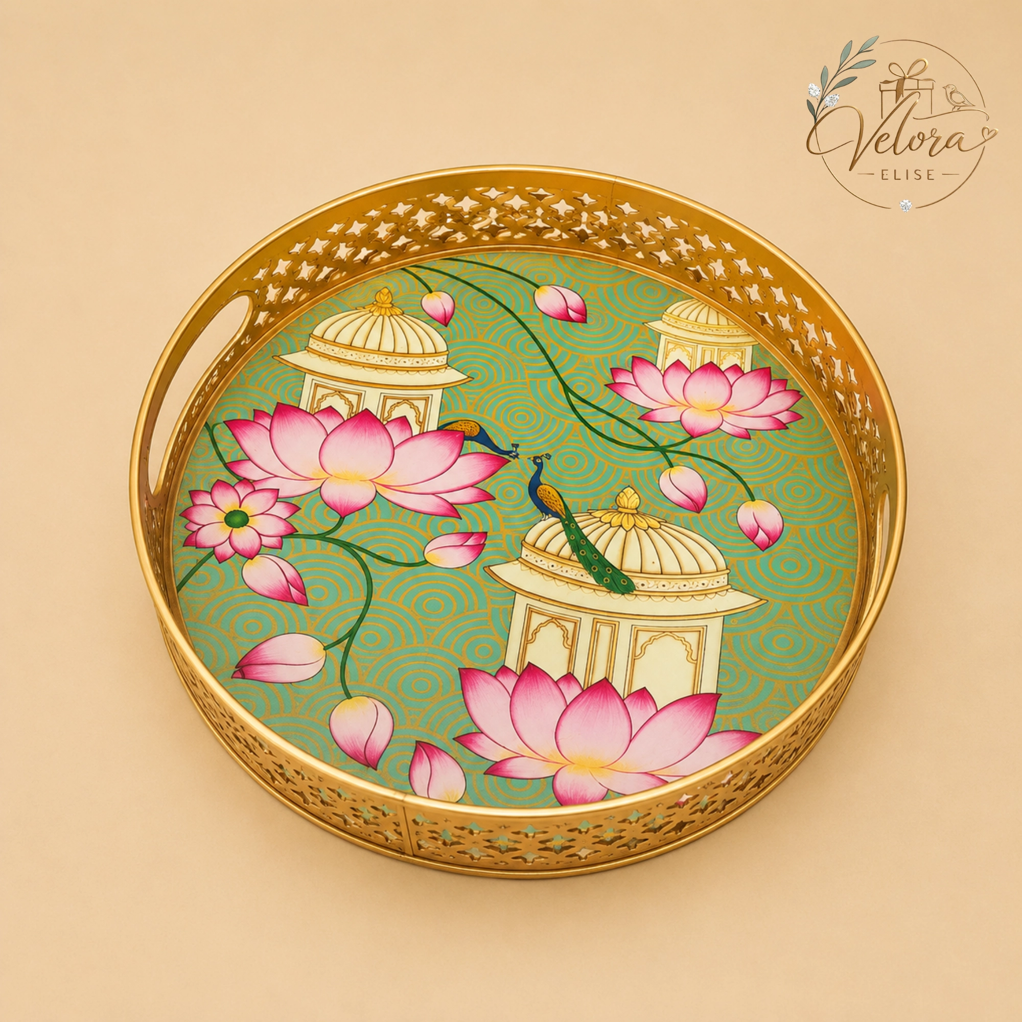 Metal Gifting Tray – 8 Inch