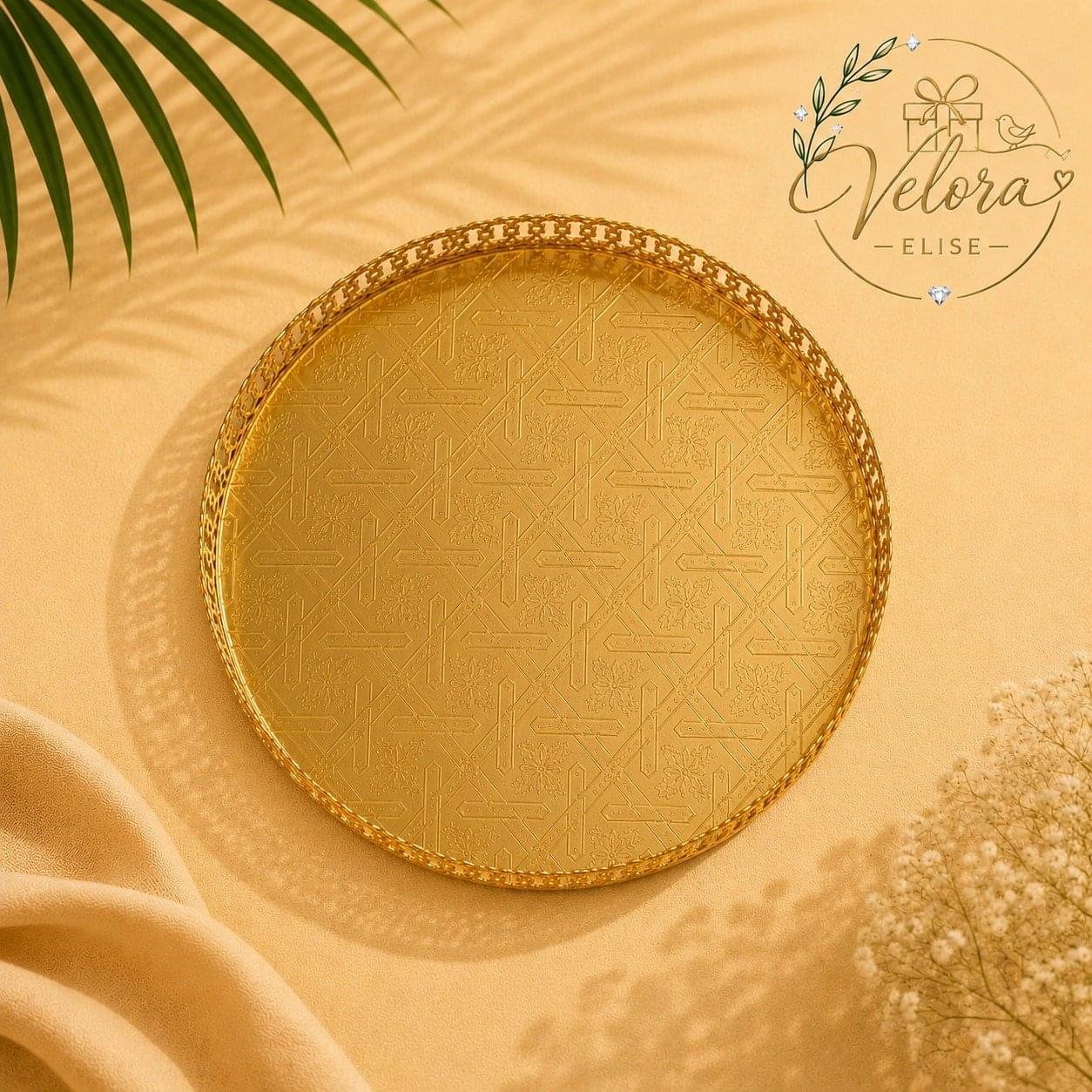 Brass Round Tray