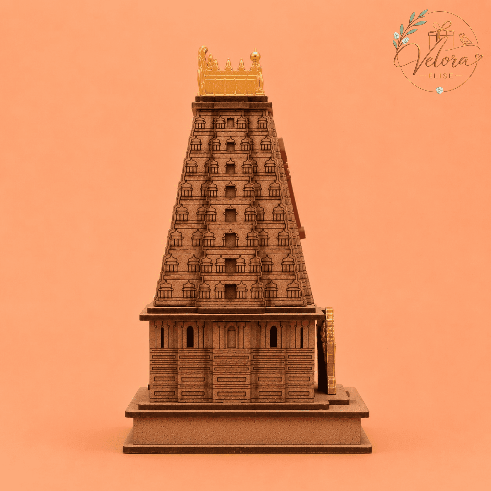 Wooden Temple Decor