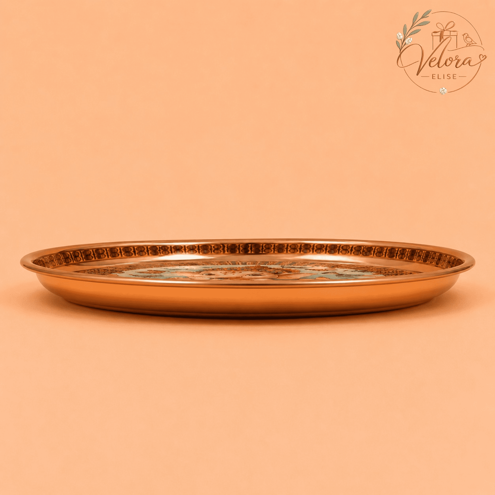Ganesha Butterfly Plate