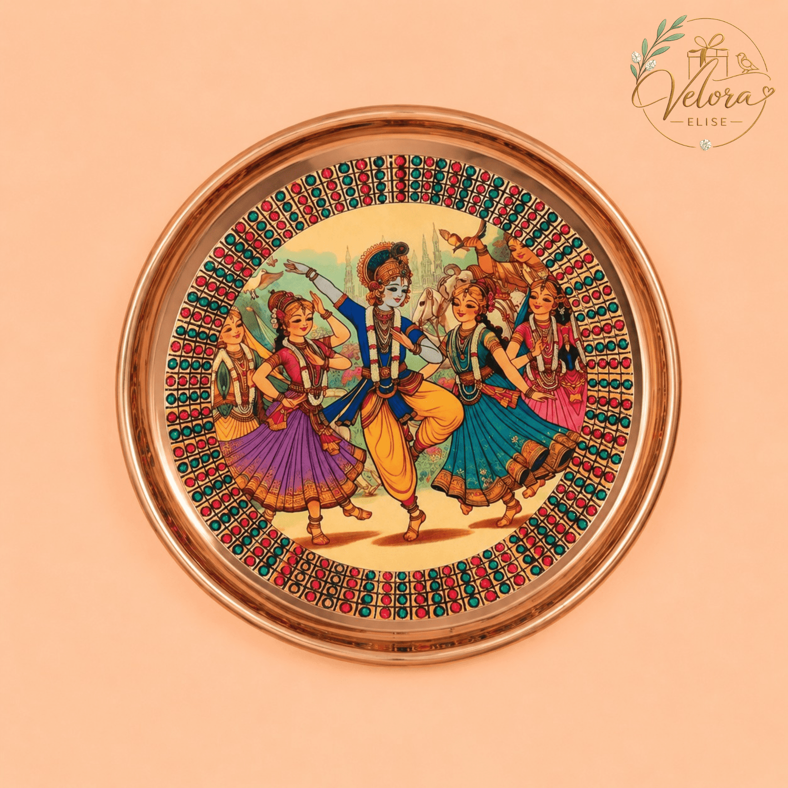 Krishna Raas Leela Plate