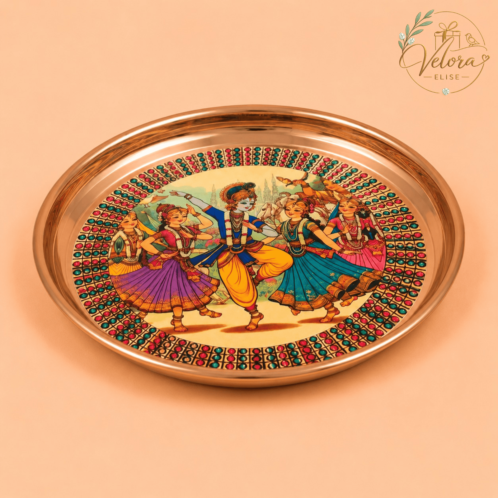 Krishna Raas Leela Plate