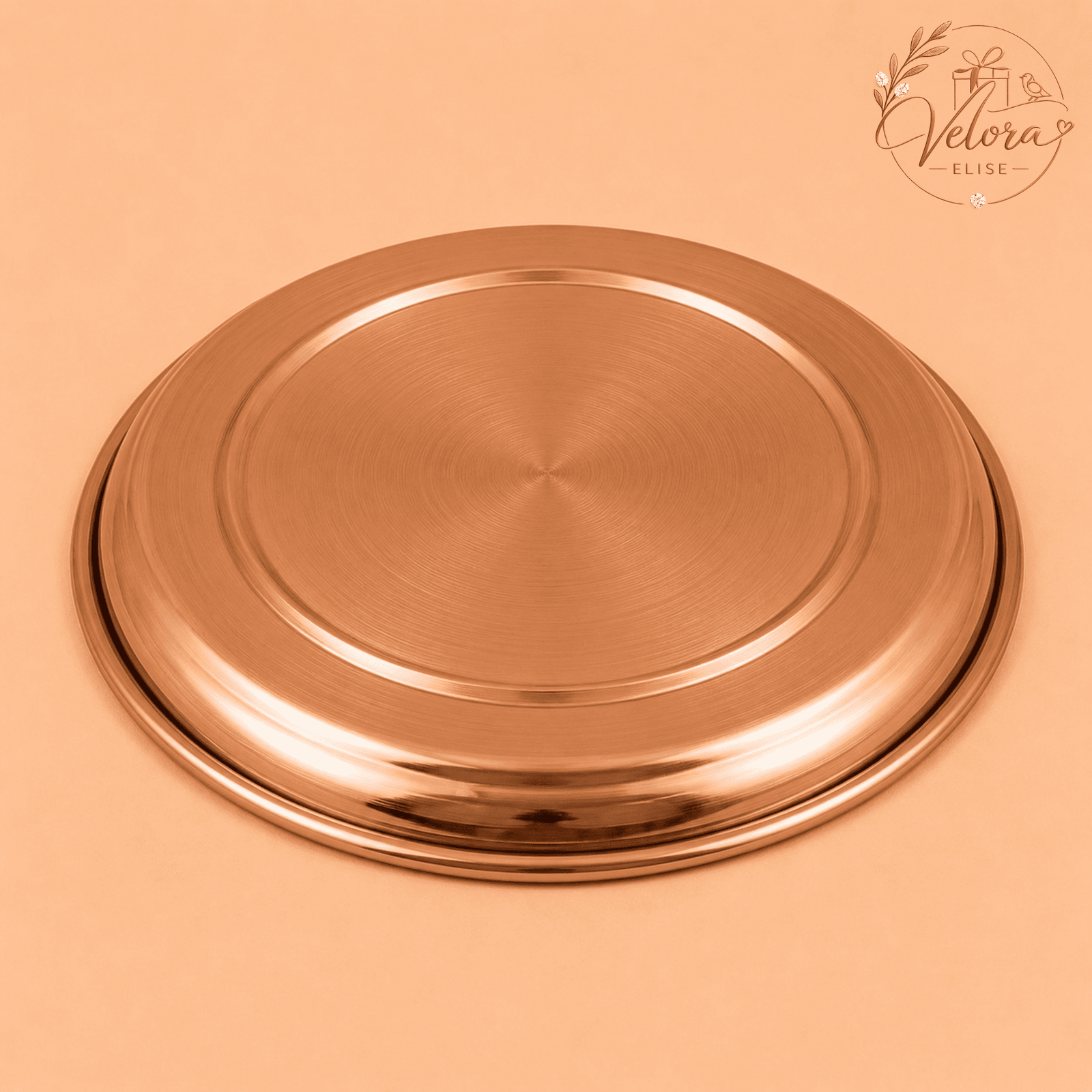 Pichwai Cow Ivory Art Plate