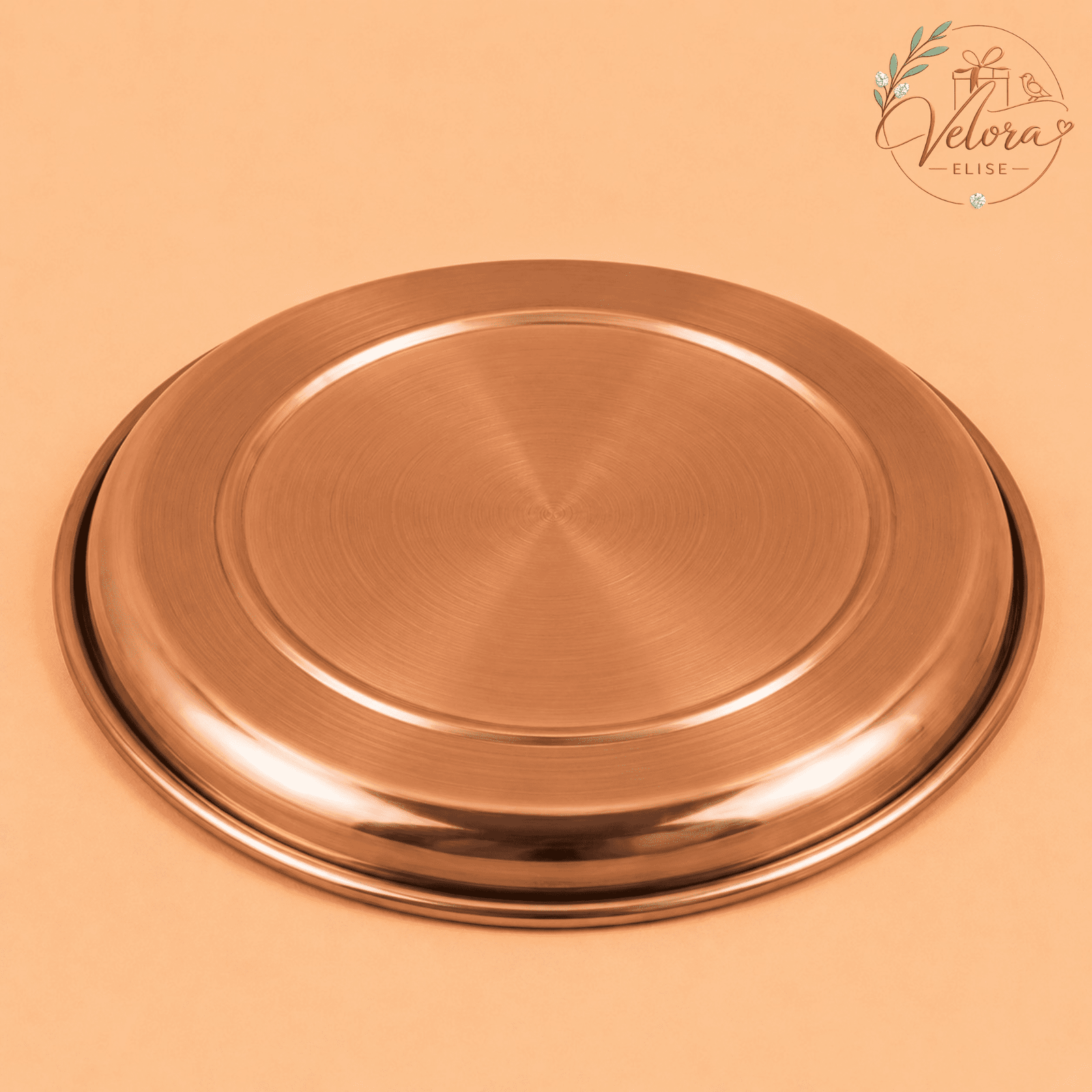 Pichwai Cow & Lotus Plate