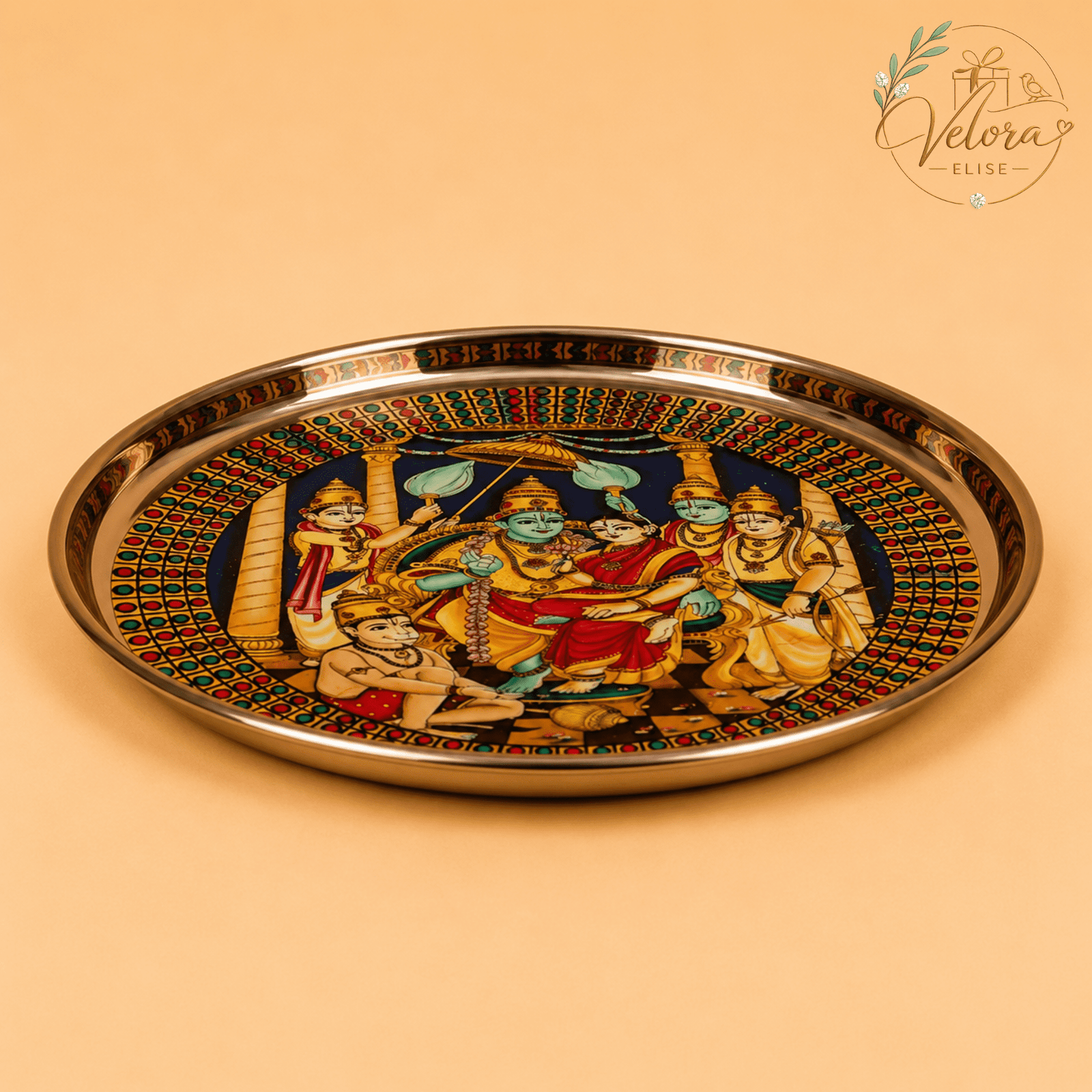 Ram Darbar Art Plate