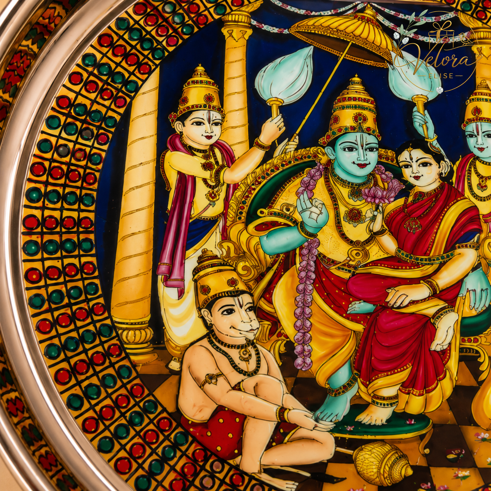 Ram Darbar Art Plate