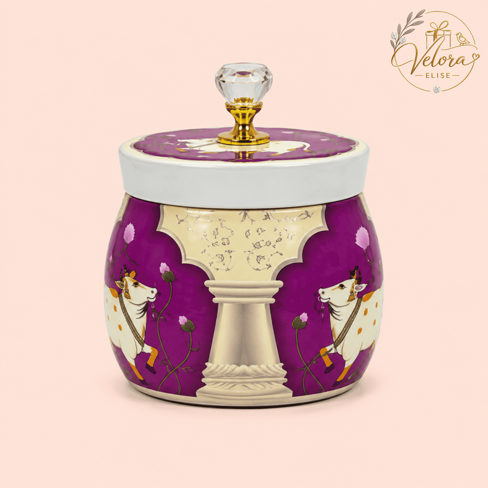 Pichwai Keepsake Jar