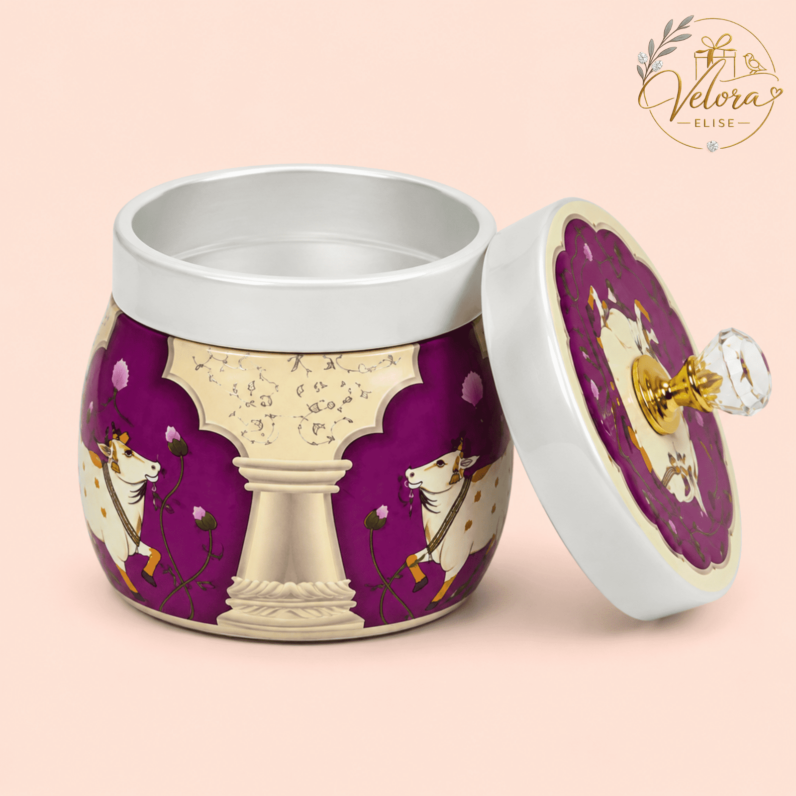 Pichwai Keepsake Jar