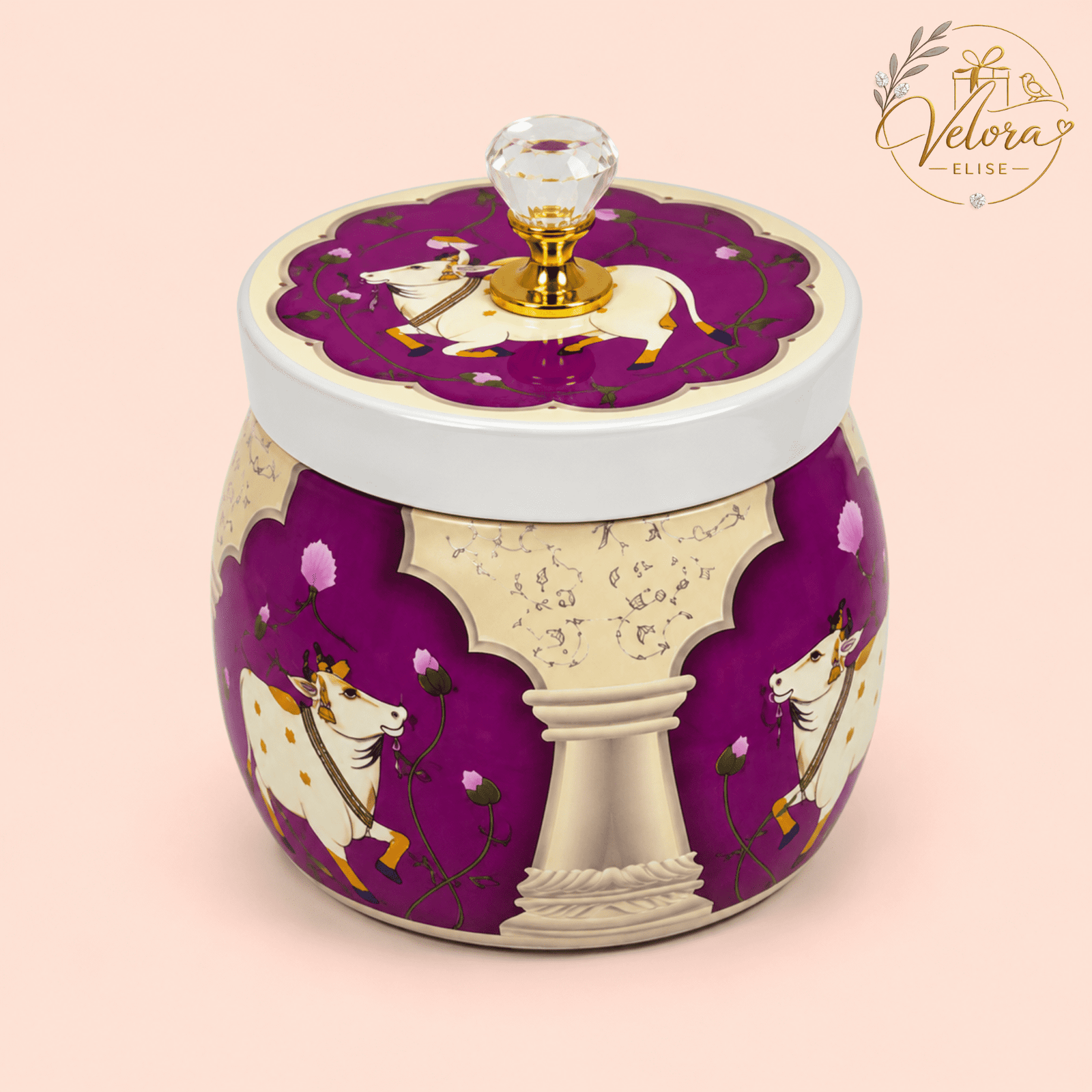 Pichwai Keepsake Jar