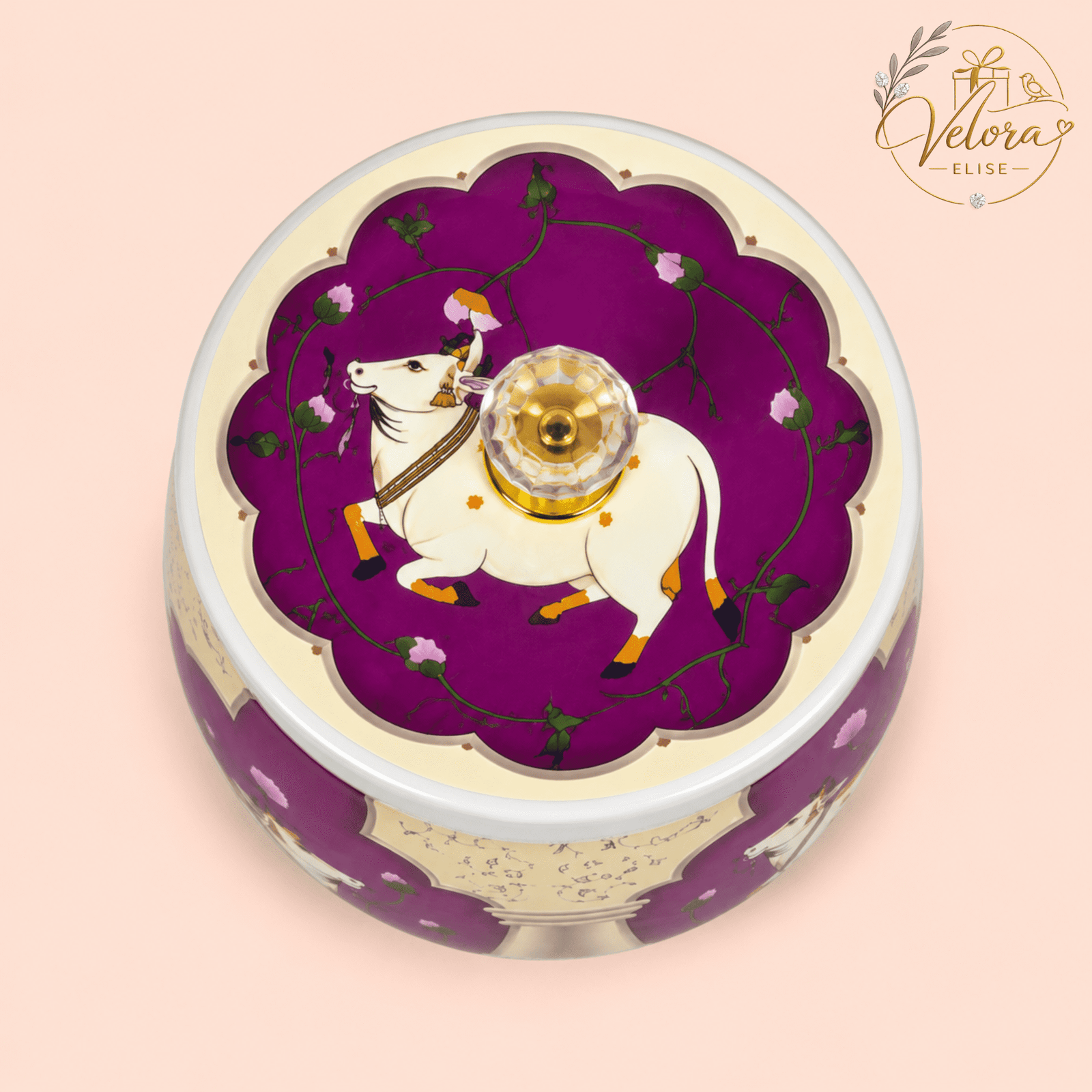 Pichwai Keepsake Jar