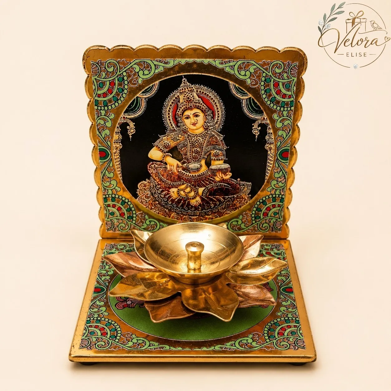 Lakshmi Diya Lamp Stand