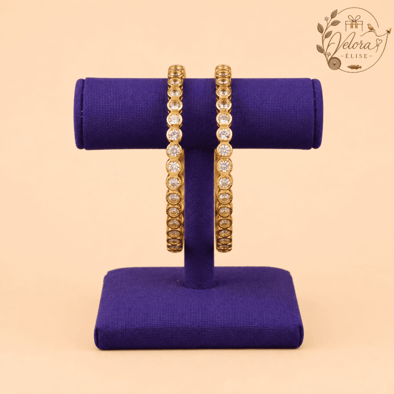 Royal Crystal Link Bangles